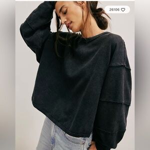 We the free charcoal tee